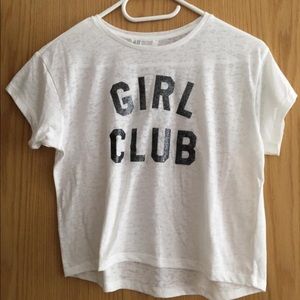 ISO H&M girl club crop top. Size 8/10 or bigger